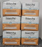 X Honey Pot Herbal-infused 100% Cotton Pads W/ Wings 16 Ct/ea Overnight. Fixed Price $48.00.