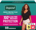 Depend Fresh Protection Advanced Incontinence & Postpartum Bladder S/m- 92 Count. Fixed Price $72.99.