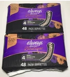 Always Discreet Boutique 48 Count Size Moderate Protection Lot Of 2 (96 Total). Fixed Price $29.00.