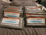 10X Medline Aloetouch Protect Dimethicone Skin Wipes, 24 Cloths Each. Fixed Price $47.95.