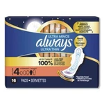 Procter & Gamble 12851 Ultra Thin Overnight Pads Size 4 96/CARTON. Fixed Price $44.08.
