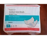 Cardinal Health Wings Plus Adult Quilted Briefs, Medium 32" - 44" 12 Count. Fixed Price $6.75.