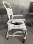 Etac Clean Rolling Shower Commode Chair (new). Fixed Price $550.00.