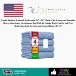 Utopia Bedding Washable Underpads 34" X 36" (pack Of 4) UB1187. Fixed Price $32.99.