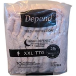 Depends Fresh Protection Women's Night Defense Underwear 10 Count Size Xxl New. Fixed Price $19.51.