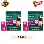 Pack Depend Fresh Protection Womens Underwear 42CT Incontinence Adult Diaper. Fixed Price $67.99.