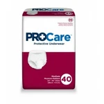 Procare Protective Underwear 40 Count Medium Size (m). Fixed Price $27.90.