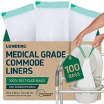 Lunderg Recycled Commode Liners - 100 Environment Friendly Portable Toilet Ba.... Fixed Price $42.11.