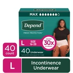 Fresh Protection Incontinence Underwear Women Adult Diapers 40 Count. Fixed Price $43.32.