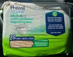 Prevail Nu-fit Daily Underwear Xl Maximum Absorbency, 20 Pack Lot Of 3, 60 Total. Fixed Price $30.00.