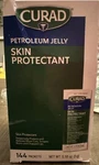 Curad Petroleum Jelly Skin Protectant, Healing Ointment New Box 144 Packets. Fixed Price $14.70.