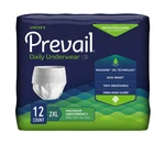 Prevail Adult Daily Disposable Underwear Xxl Maximum Absorbency 12 Ct. Fixed Price $18.95.