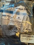 Lot Of 4 Mckesson Disposable Urinary Drainage Bags 2000 Ml. Fixed Price $25.00.