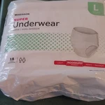 Mckesson Super Underwear Large Moderate Absorbency 18 Count Mpn UW33845. Fixed Price $35.00.