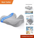 Memory Foam Seat Cushion Sciatica Relief & Comfort Essential. Fixed Price $43.99.