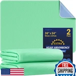 2-PACK 36"X54" Extra Absorbency Washable Underpads, Waterproof Nursing. Fixed Price $43.35.
