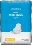 Amazon Basics Thick Maxi Pads With Flexi-wings For Periods, Extra Heavy Overnigh. Fixed Price $10.75.
