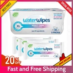 3 Pack Waterwipes For Adults 90 Sensitive Xl Wipes, 99.9% Water, Daily Use New. Fixed Price $16.79.