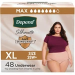 Depend Silhouette Adult Incontinence Underwear For Women Xl Pink 48 Ct. Fixed Price $29.88.