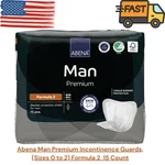 Abena Man Premium Incontinence Guards, (sizes To 2) Formula 2, 15 Count. Fixed Price $11.99.