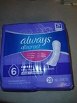 New Always Discreet Bladder Leak Pads 6 Extra Heavy LONG-28 Ct-single Pack. Fixed Price $21.62.