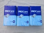 Lot Packages Procare 50 Underpads 21" X 34" Blue Bed Chair Overnight Absorbent. Fixed Price $15.00.