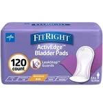 Fitright Incontinence Bladder Control Pads, Maximum Absorbency, Case, White. Fixed Price $77.30.