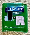 Fitright Extra Adult Briefs, Incontinence Diapers With Tabs 20 Ct. Fixed Price $5.23.