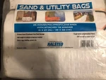 Halsted White Sand & Utility Bags 15" X 27" Multi-purpose 25 Pack 581527HUV. Fixed Price $15.00.