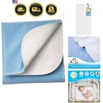 Washable Incontinence Bed Pads 72" X 36" For Adults, Kids, Dogs Waterproof An.... Fixed Price $37.59.