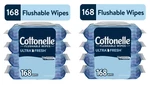 Cottonelle Ultra Fresh Flushable Wet Wipes, 4 Flip-top (2 Packs). Fixed Price $14.30.