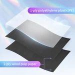 Black Dental Bibs Waterproof Patient Disposable 13" X 18", Polyback Towel. Fixed Price $21.61.
