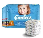 Comfees CMF-6 Baby Size 6, Over 35 Lbs., Case Of 4 Total 92. Fixed Price $24.99.