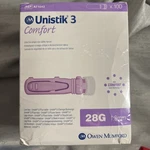 Unistik 3 Comfort Single Use Safety Lancets 28G 100CT ( Purple ). Fixed Price $23.99.