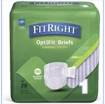 Medline Fitright Optifit Extra Incontinence Briefs 80 Ct. Fixed Price $47.99.