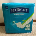 Medline Fitright Extra Underpads 23" 36" Ref : MSC281150 - Pack Of. Fixed Price $8.99.