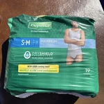 Depend Fit Flex Underwear S-m Maximum Dryshield Technology 19CT For Men 26"-34". Fixed Price $18.99.