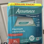 Equate 136041 Assurance Premium Quilted Underpad, Size Xl - 30 Count. Fixed Price $22.94.