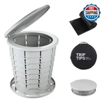 Triptips Portable Camping Toilet - Foldable, Adjustable Height, Adult & Kid Trav. Fixed Price $68.97.