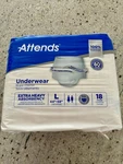 Attends Adult Incontinence Pull-up Underwear, Extra Heavy Absorbency. Fixed Price $25.99.