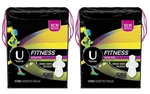 Pack By Kotex Fitness Ultra Thin Heavy Flow Pads With Wings, 26 Count Total. Fixed Price $19.99.