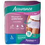 Assurance Women's Incontinence & Postpartum Underwear, L Maximum Absorbency (1. Fixed Price $14.88.