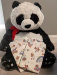 Pack Crinklz Tab Style Adult Diapers Abdl Astronaut Print Medium 29-43". Fixed Price $9.00.