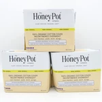 The Honey Pot Organic Cotton Cover Incontinence Ovenight Pads W/ Wings 3 Pks. Fixed Price $29.88.