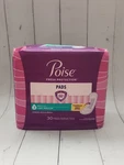 Poise Incontinence Pads, Drop Light Absorbency, Regular Length, 30. Fixed Price $8.96.