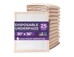 Premium Disposable Chucks Underpads 25 Pack, 30" X 36" - Highly Absorbent Bed.... Fixed Price $24.99.