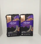 Always Discreet Boutique, Moderate #4, Lightly Scented, 48 Pads Ct. Lot Of 2. Fixed Price $43.00.