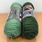Mixed Lot: Caron Simply Soft No Dye Acrylic Yarn Sage 9705 And Dk 9707. Fixed Price $18.95.