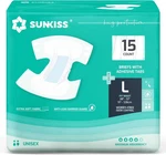 Sunkiss Trustplus Adult Unisex Diapers Large With Tabs Max Absorbency 15 Count. Fixed Price $29.99.