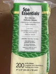 Graham Beauty Spa Essentials Non-woven Esthetic Wipes 200 4PLY 4X4 Pack. Fixed Price $13.50.